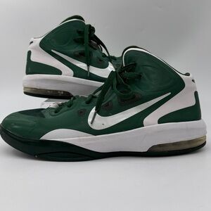 Nike Hyper Guard Up Max Air Mens Size 10.5 Basketball Shoes Emerald Green White